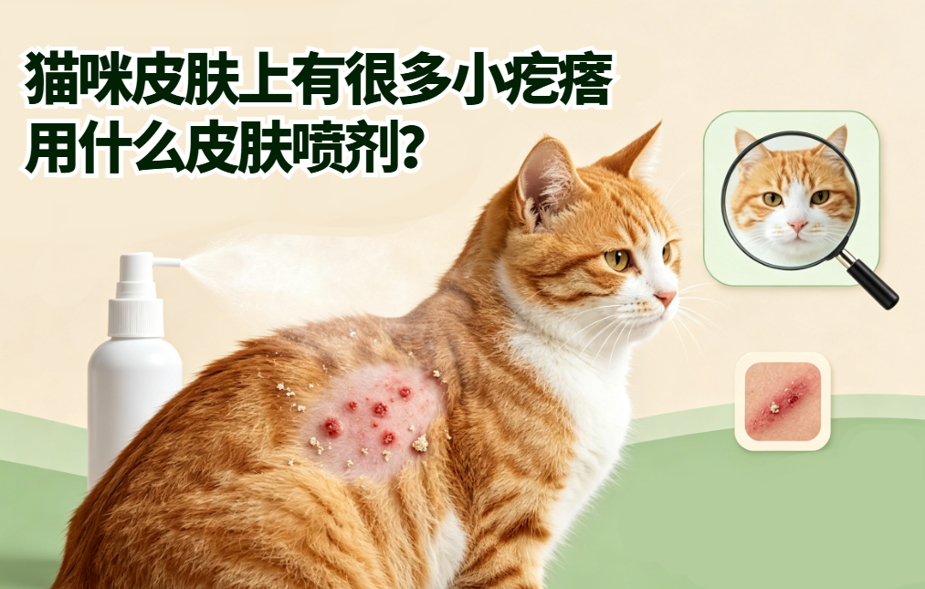 猫咪皮肤上有很多小疙瘩用什么皮肤喷剂?