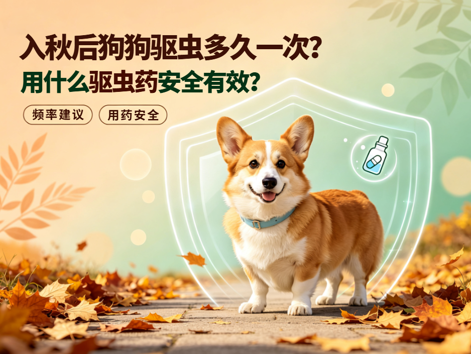 入秋后狗狗驱虫多久一次?用什么驱虫药安全有效?