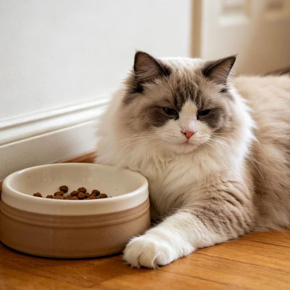 四岁布偶猫拒食一周后黄疸,确诊猫脂肪肝
