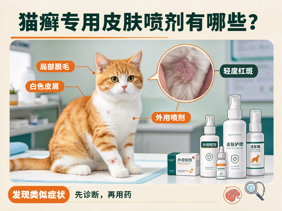 猫癣专用皮肤喷剂有哪些？