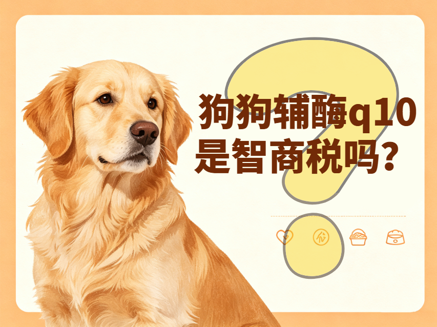 狗狗辅酶Q10是智商税吗?心肌养护原理、适用犬只科普