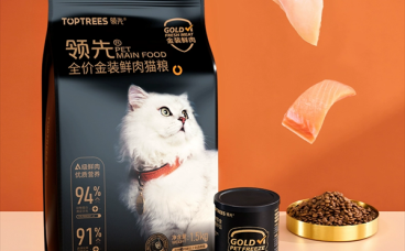 Toptrees领先全价金装鲜肉猫粮