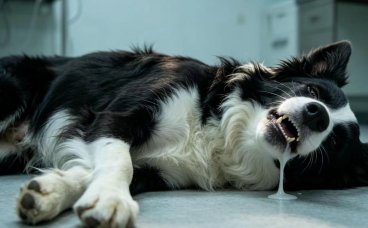 两岁边牧犬误咬电线后抽搐流涎已确诊